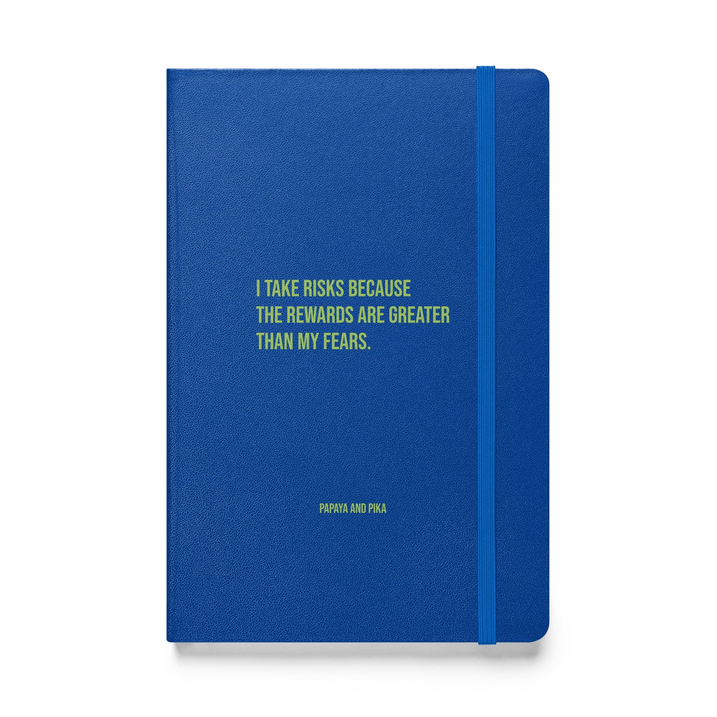 I take risks | Hardcover Notebook