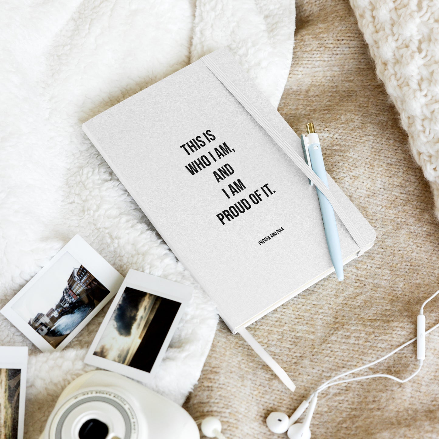 This is who I am, and I am proud of it | Hardcover Notebook