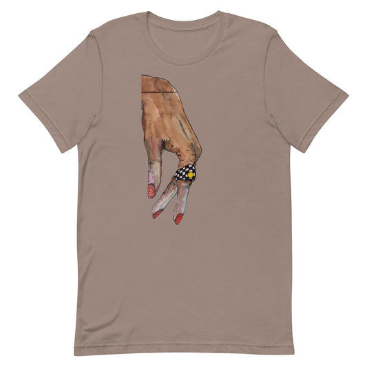 Take My Hand | Light Brown T-shirt