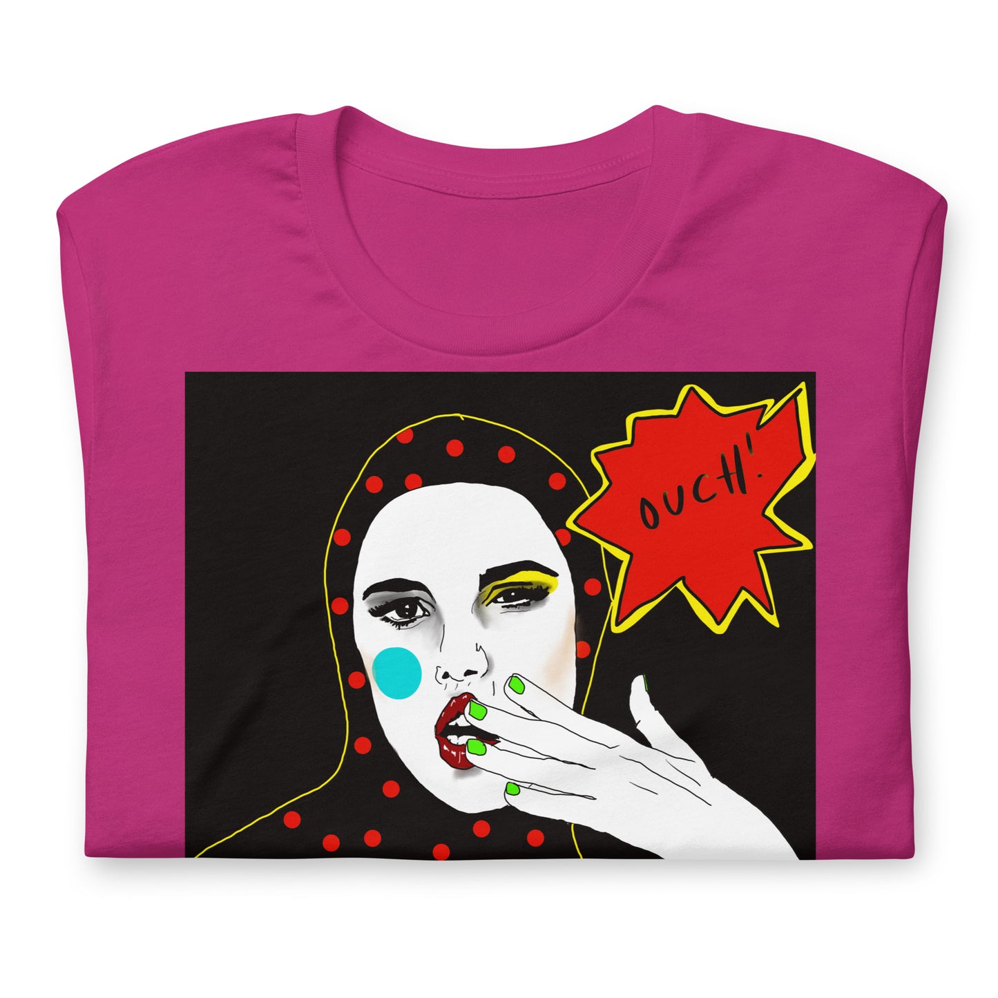 OUCH | FUSIA T-SHIRT